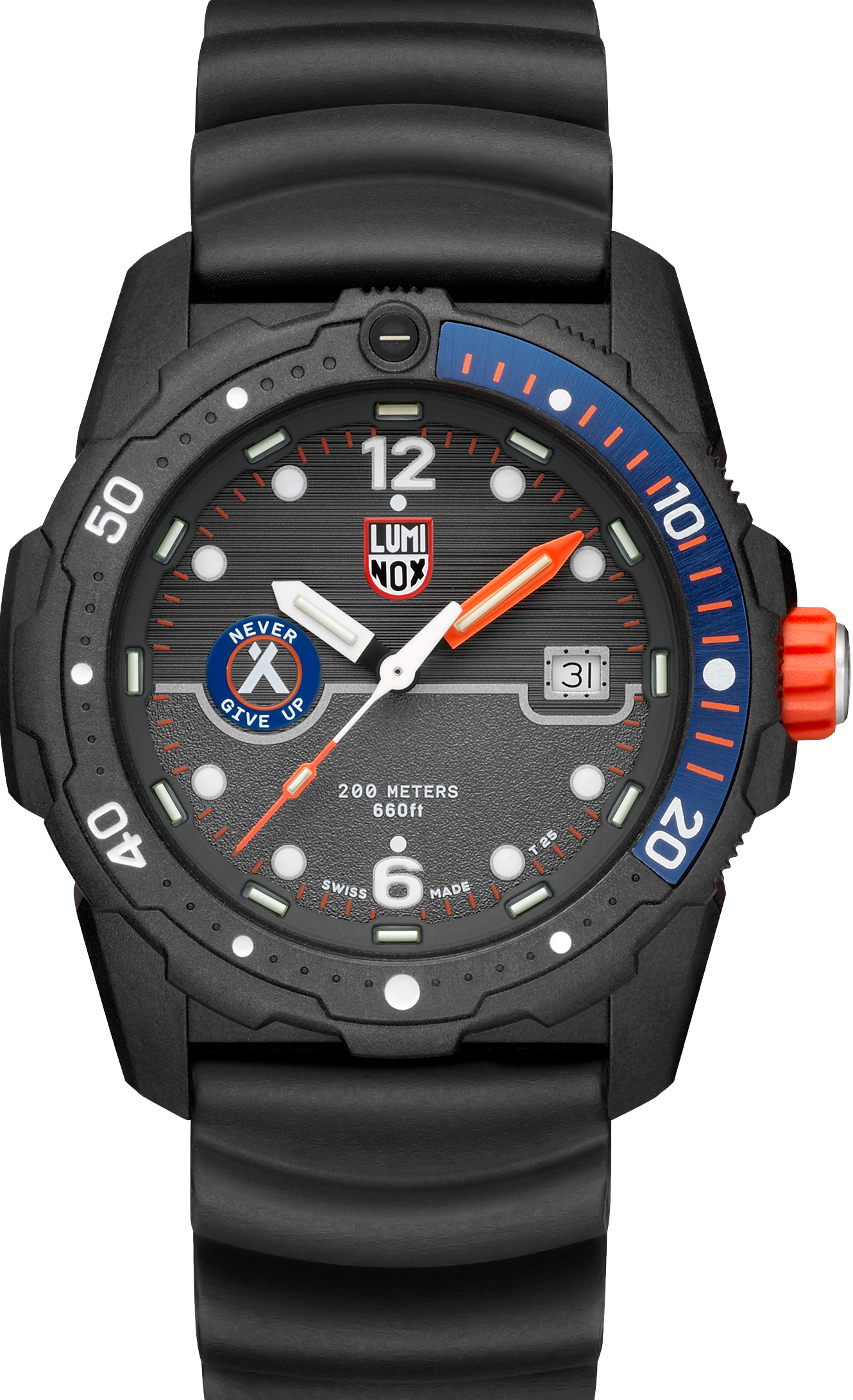 萬年鐘錶 - LUMINOX 雷明時  貝爾吉羅斯系列 海洋男錶   XB.3723  錶徑42MM