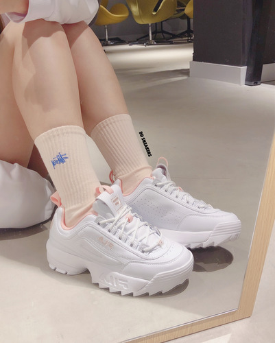 fila disruptor ii pink white