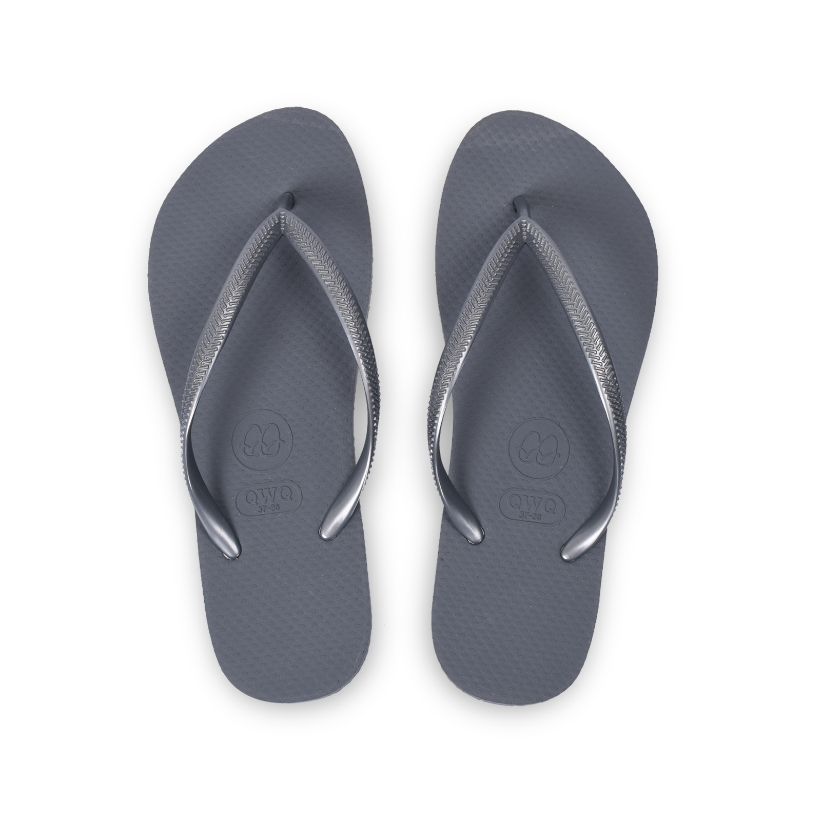 Slim窈窕系列 銀河灰 女款平底人字夾腳拖