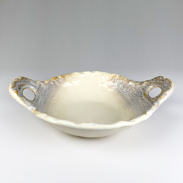 【萬古燒】志野 6號耐熱陶盤