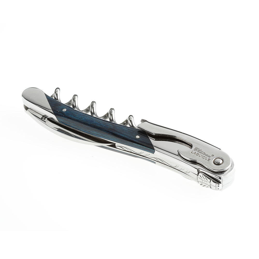 CHATEAU LAGUIOLE |Blue stamina wood corkscrew CHATEAU LAGUIOLE |Blue stamina wood corkscrew