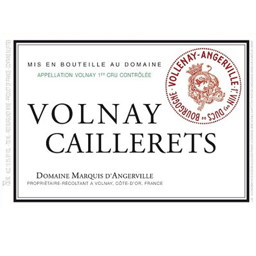Marquis d'Angerville Volnay 1er Cru Caillerets 2018 (BH94)