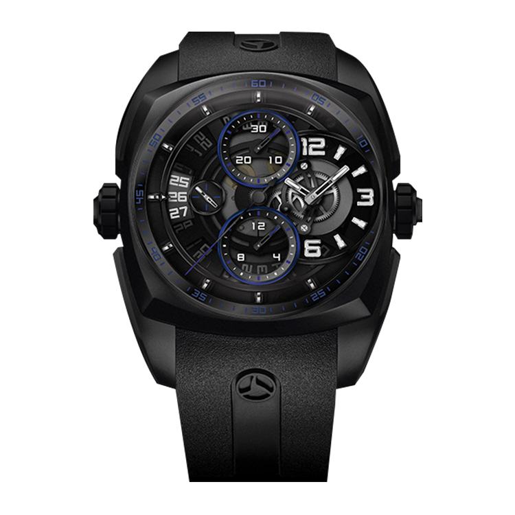 KLEPCYS CHRONO SKELETON | FULL BLACK DLC & BLUE