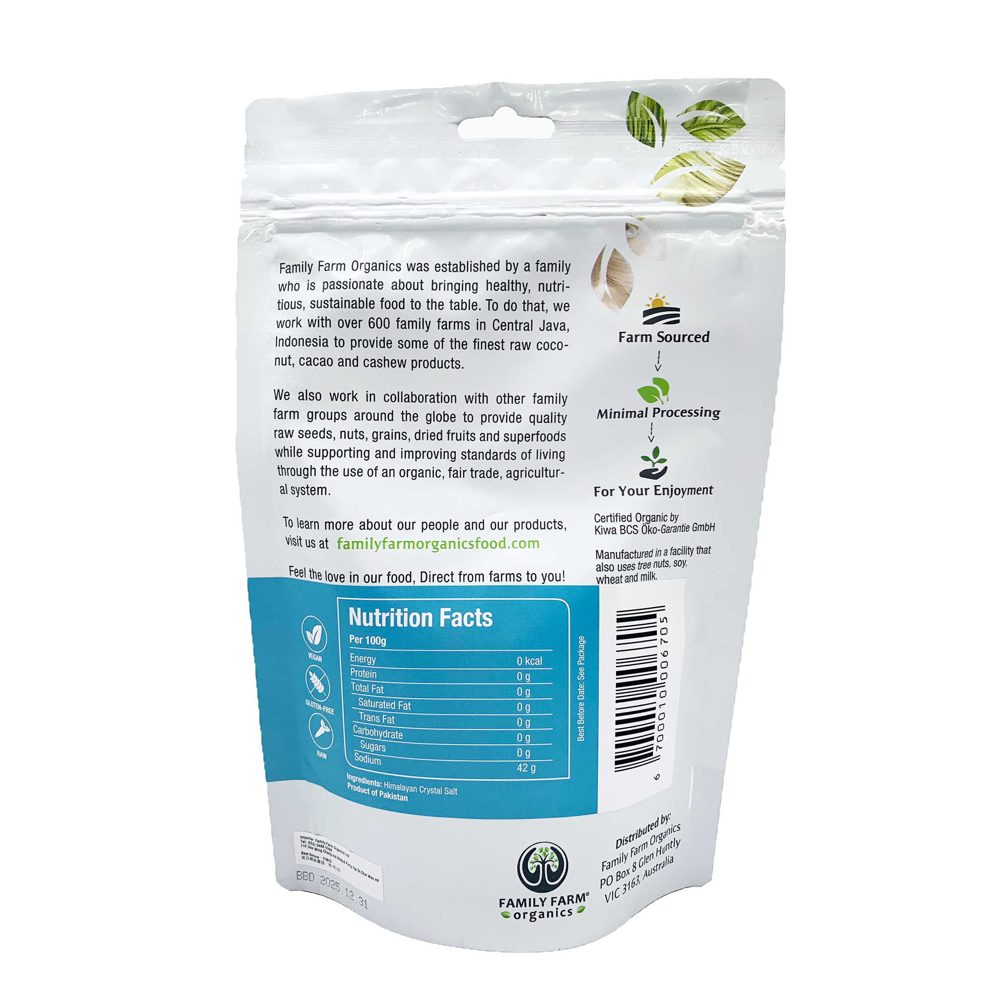 Family Farm 喜瑪拉雅山岩鹽 (幼粒) (1 lb) (81302)