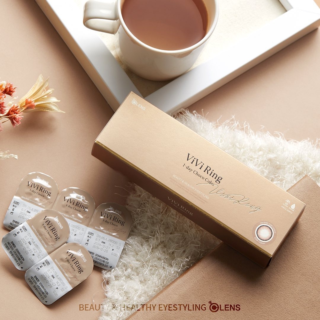 2+1 [ OLENS ] Vivi Ring #Choco 1-day /20p