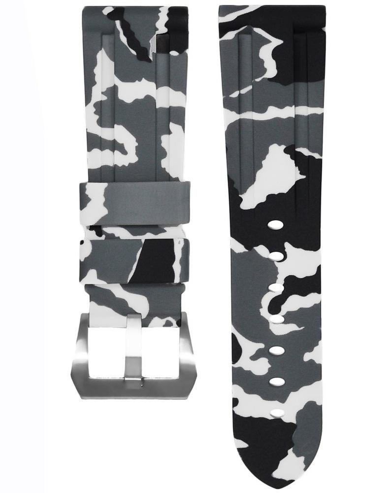 Kredo| Klein 矽膠錶帶 迷彩白 OTUS錶款專用