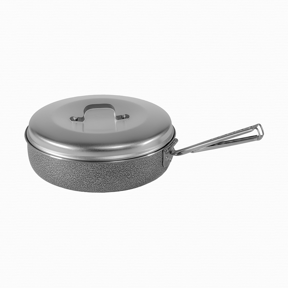 Trangia 307260 手柄可折不沾煎鍋 (含鍋蓋)