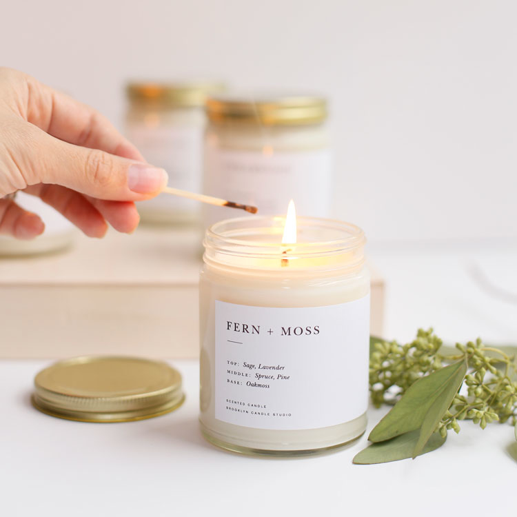 Brooklyn Candle Studio FERN + MOSS 蕨類峽谷極簡香氛蠟燭