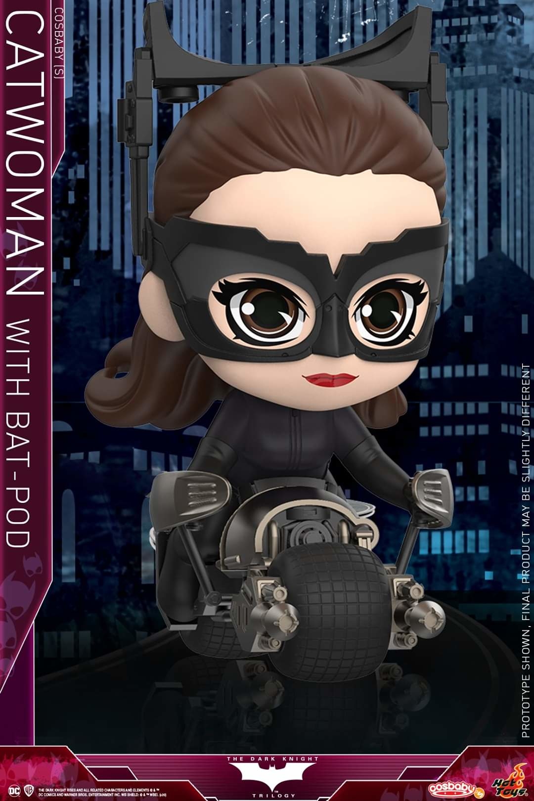 Hot Toys Catwoman with Batpod Cosbaby (S) Collectible S