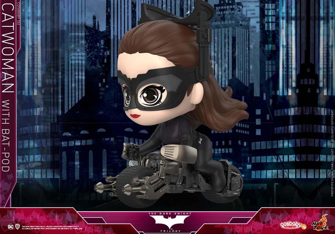 Hot Toys Catwoman with Batpod Cosbaby (S) Collectible S