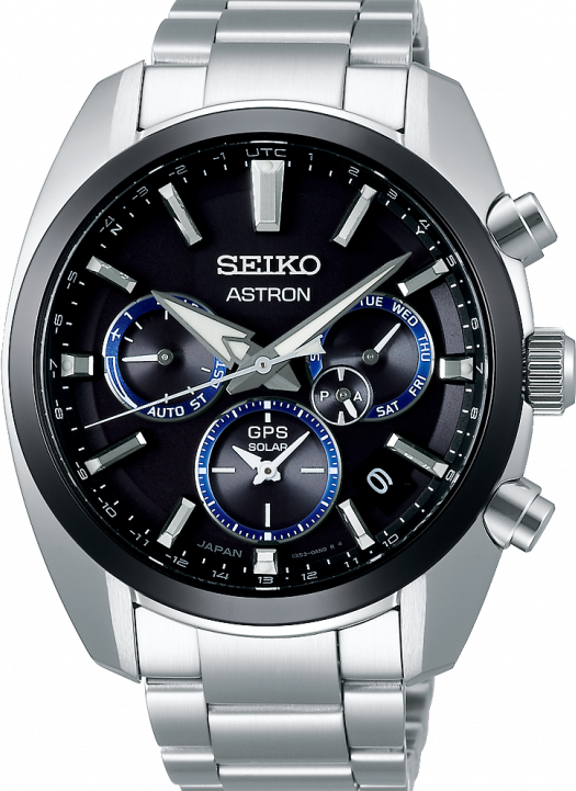 萬年鐘錶 - SEIKO ASTRON GPS  衛星對時男錶  SSH053J1 / 5X53-0AJ0A 錶徑42.7MM