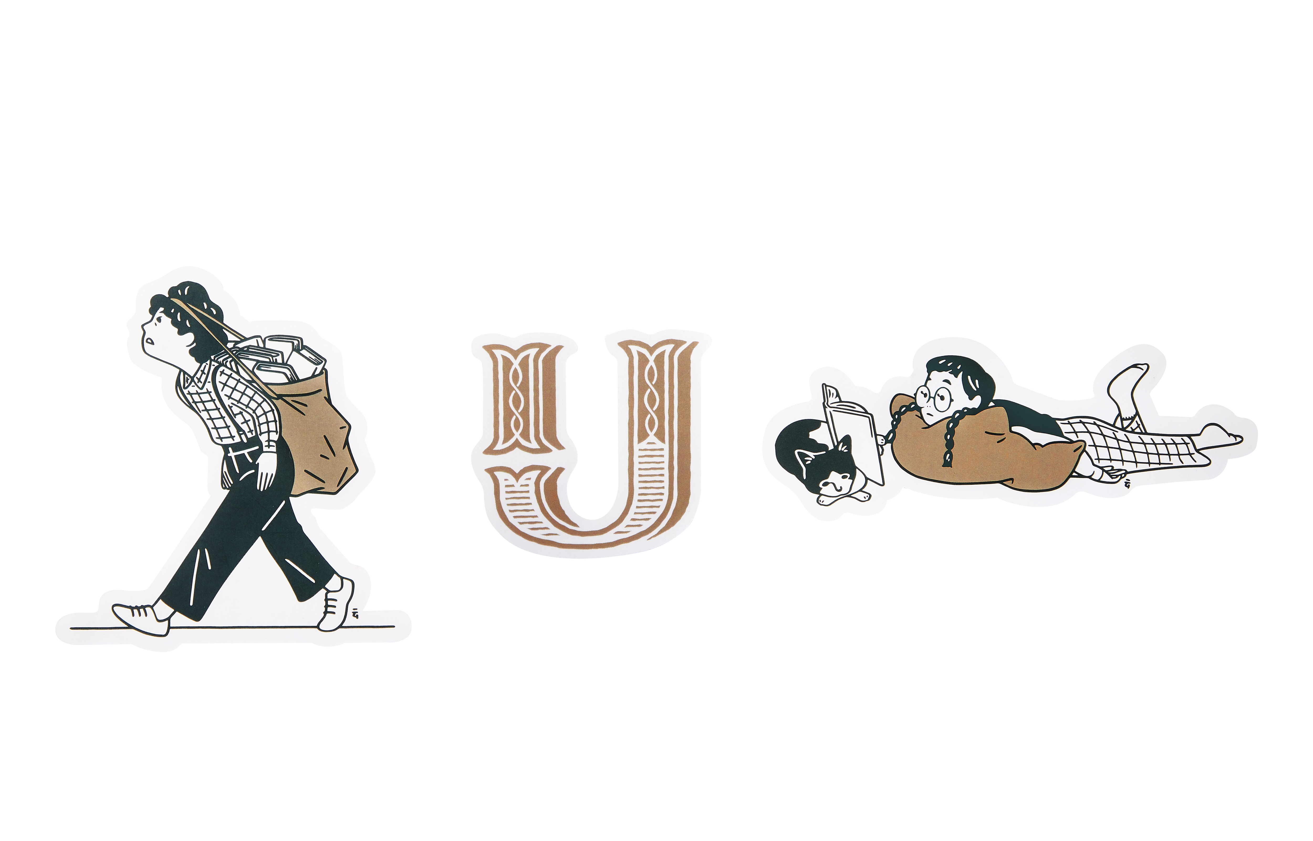 U.I.J x Nimura daisuke 貼紙