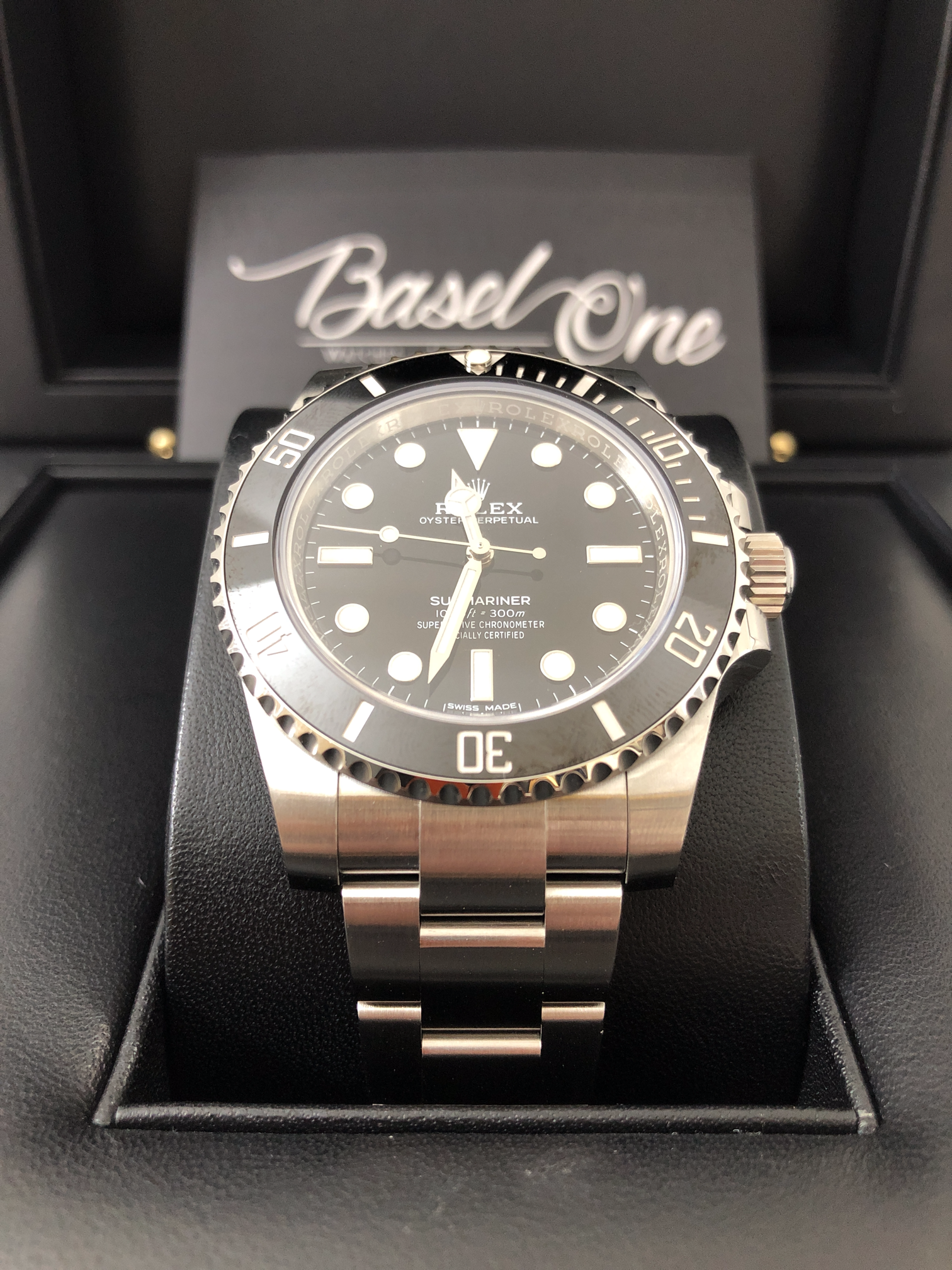 Discontinued BRAND NEW Rolex 114060 NO DATE OYSTER PERPETUAL SUBMARINER BLACK STEEL 40mm