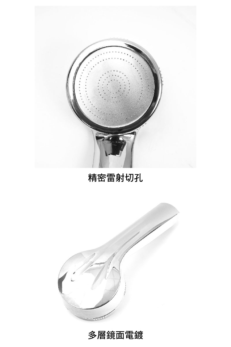 SPA級加壓大圓型蓮蓬頭 300孔