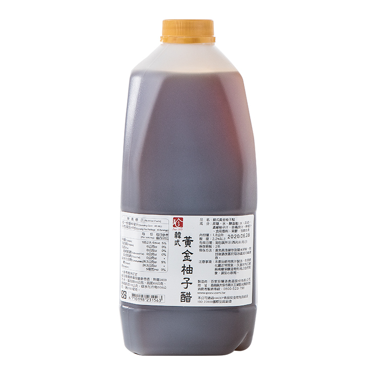 韓式黃金柚子醋1.8L (6-8倍濃縮)