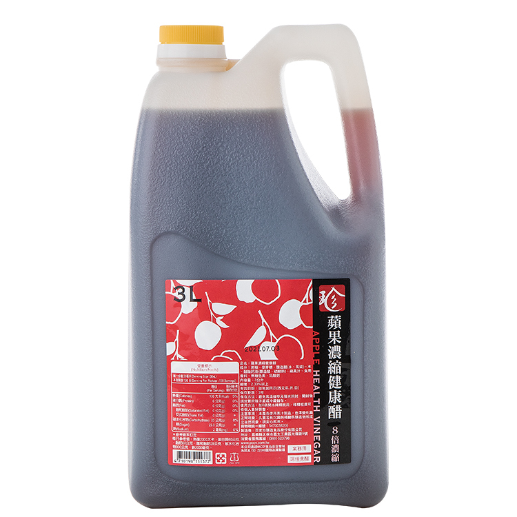 蘋果醋3L(8倍濃縮)