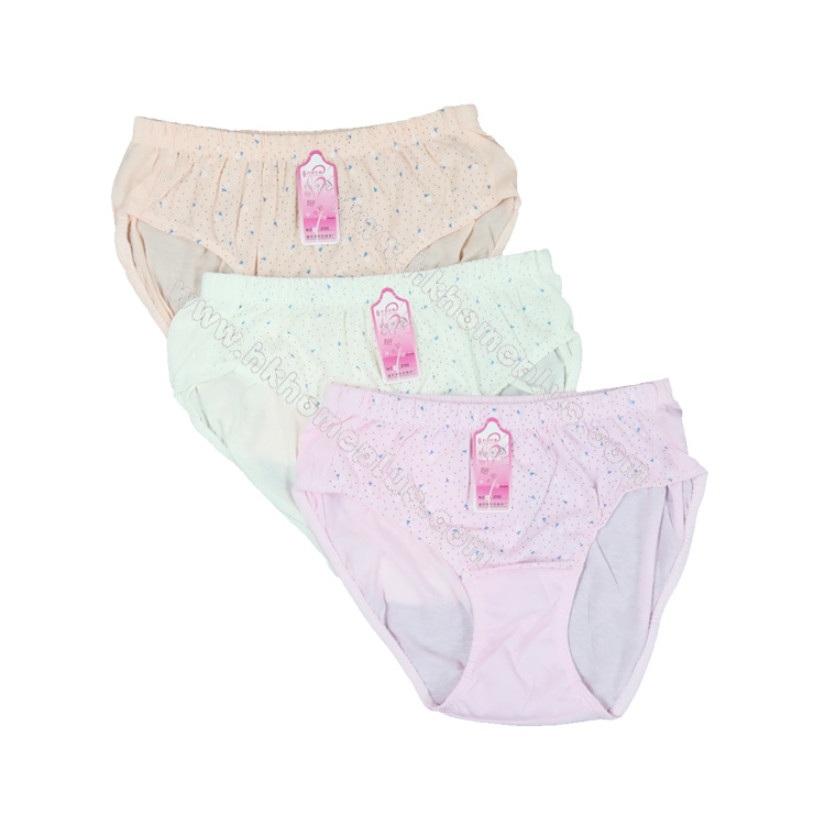 6條裝 喜夢婷: 女裝低腰點子內褲