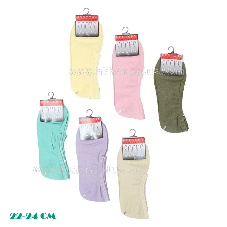3對裝 Hootchy Kootchy: 大人雜色超低襪船 (F / 28-30 碼)