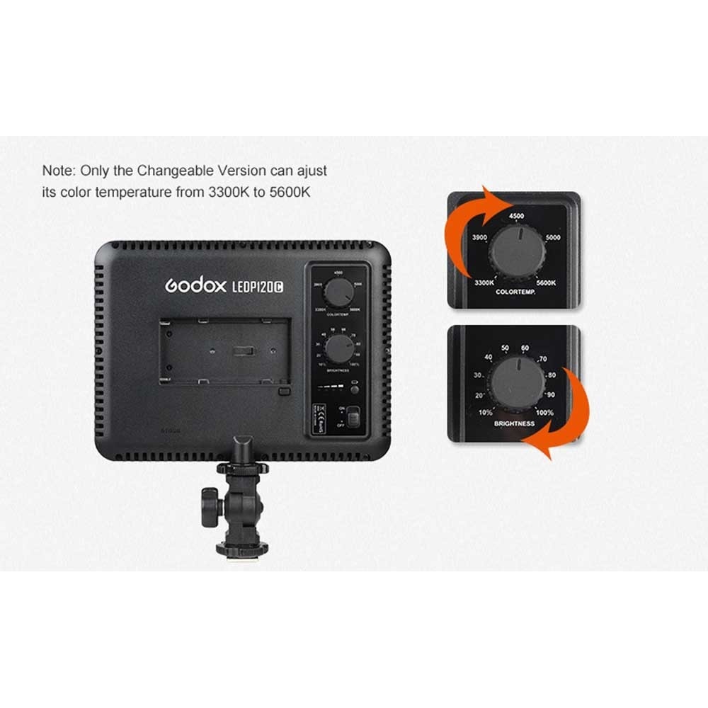 Godox LEDP120C Video Light - Rainbow Store Camera