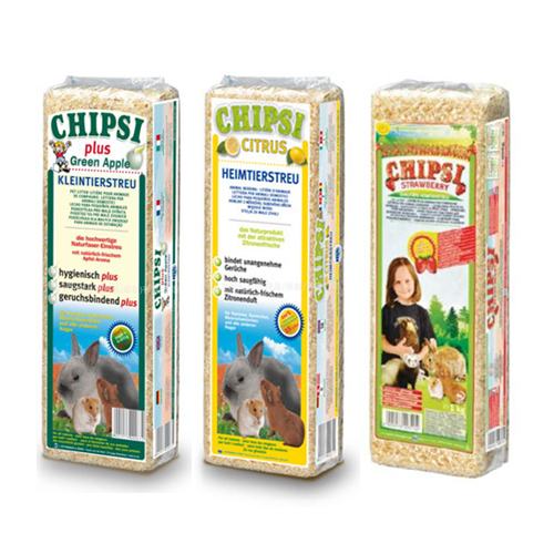 德國Chipsi-檸檬/青蘋果香/草莓香松木木屑 小動物墊材15L