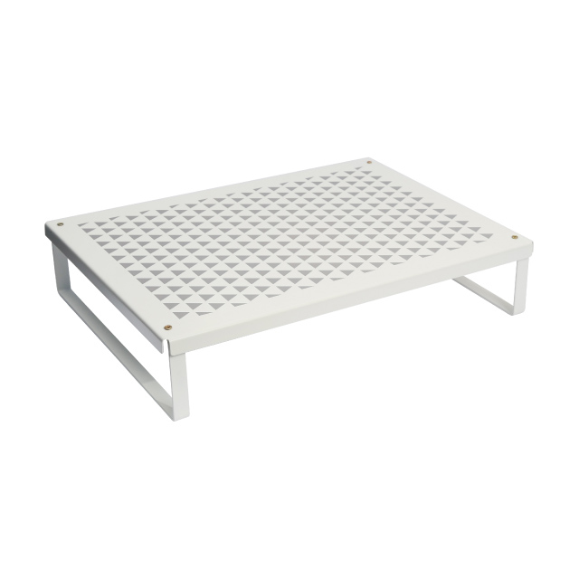 鐵製氣炸鍋架瓦斯爐上架 - 白