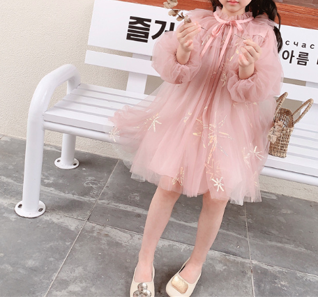 Silk Lace Gauze Dress