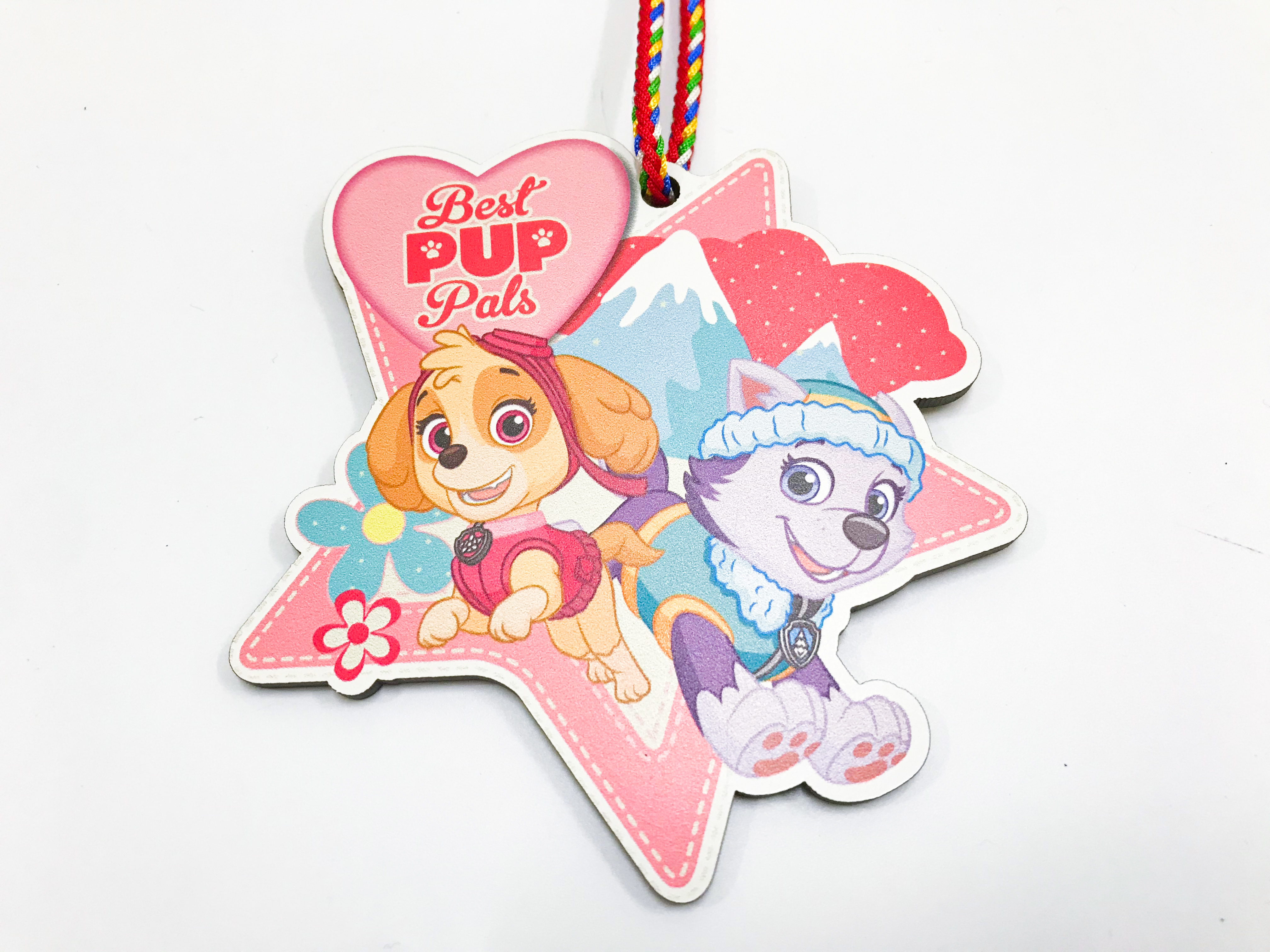 汪汪隊立大功木質小掛牌-天天&珠珠