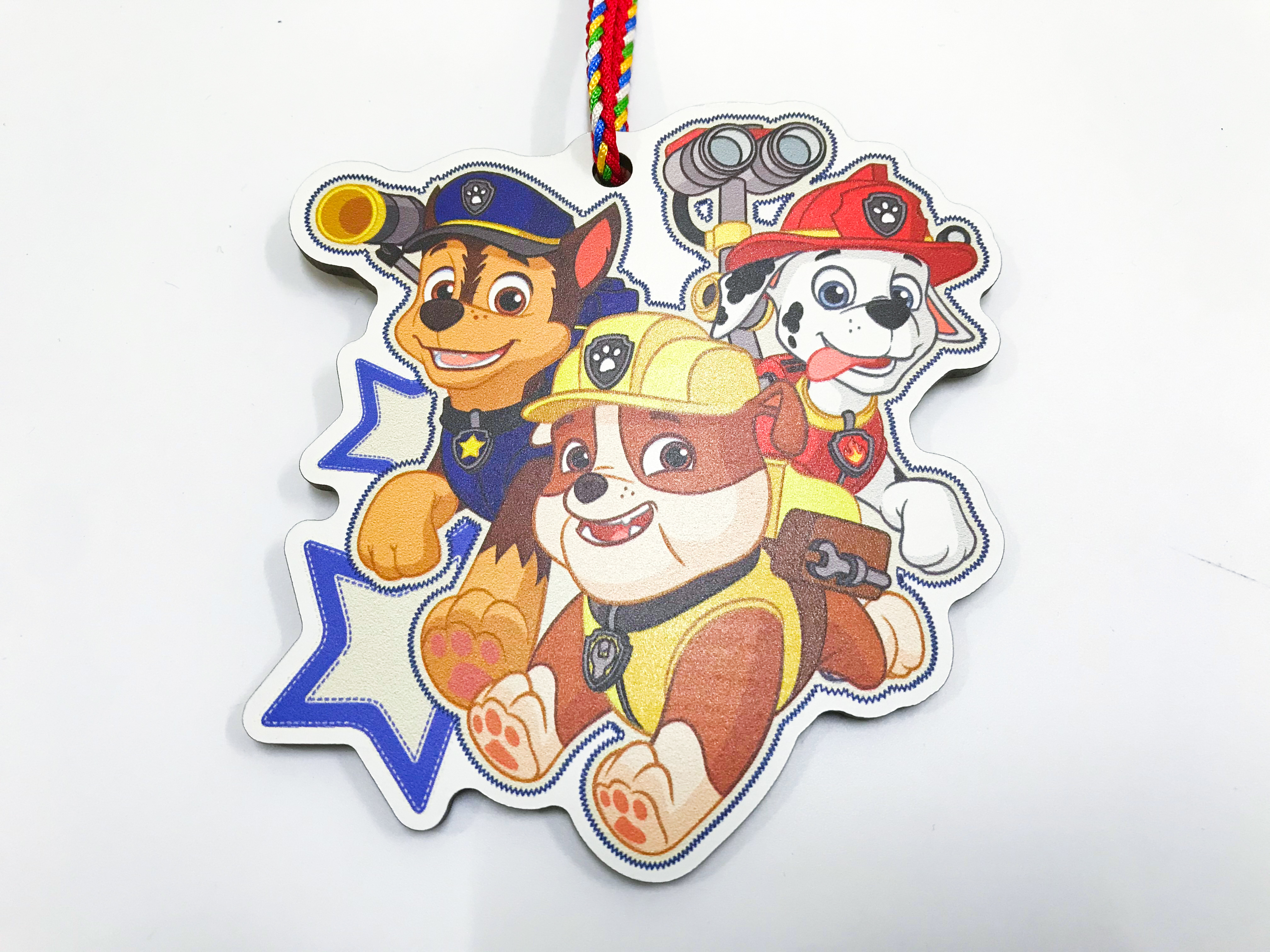 汪汪隊立大功木質小掛牌-阿奇&小礫&毛毛