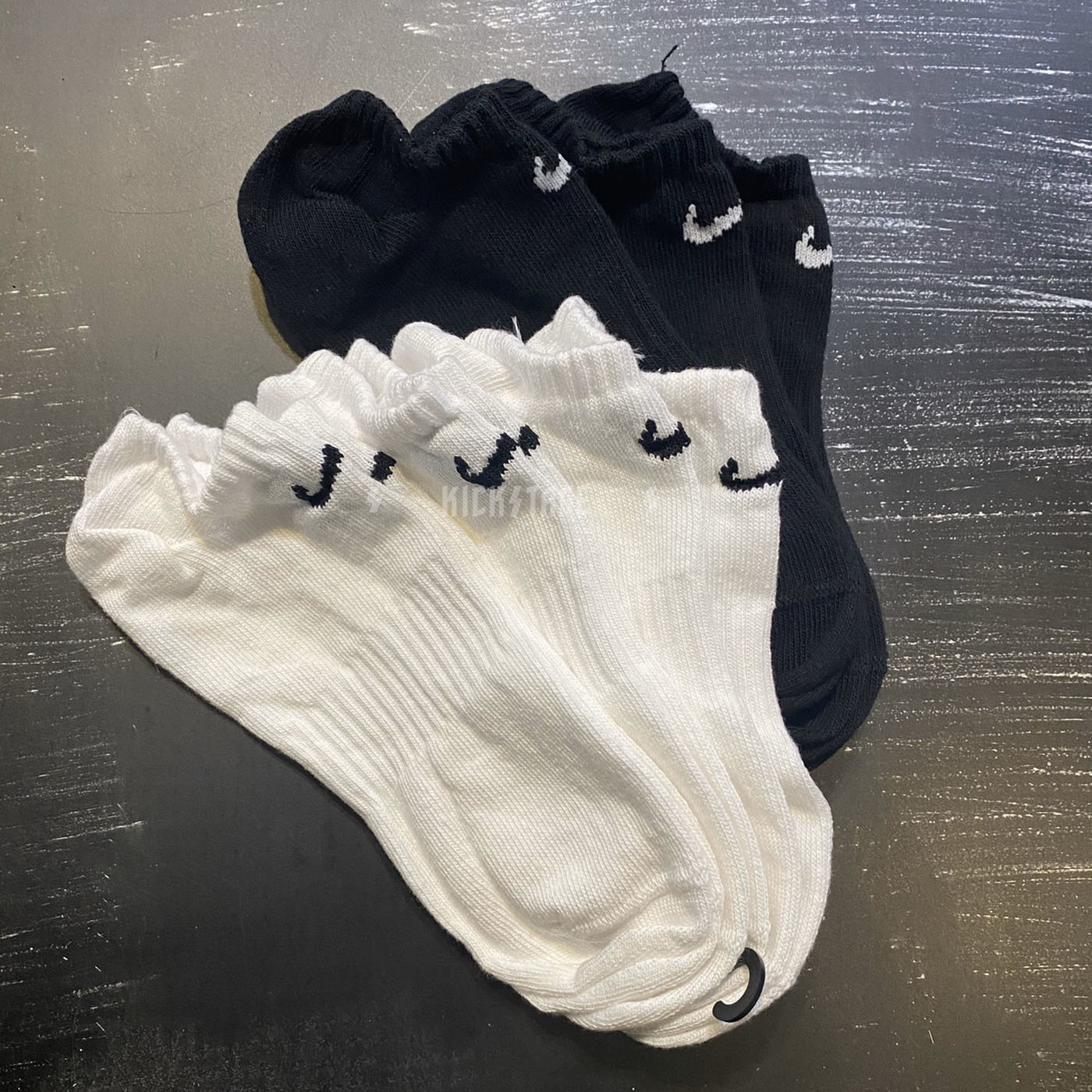 Nike everyday lightweight 黑色 白色 勾勾 運動襪 船型襪 隱形襪【SX7678-010】