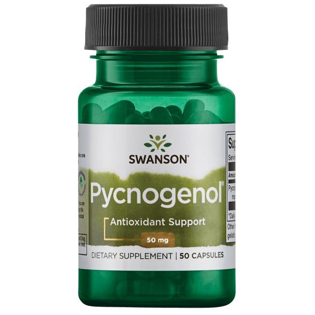 【 Swanson 】新款 碧蘿芷 Pycnogenol 50mg (法國濱海松樹皮菁華萃取) 50顆