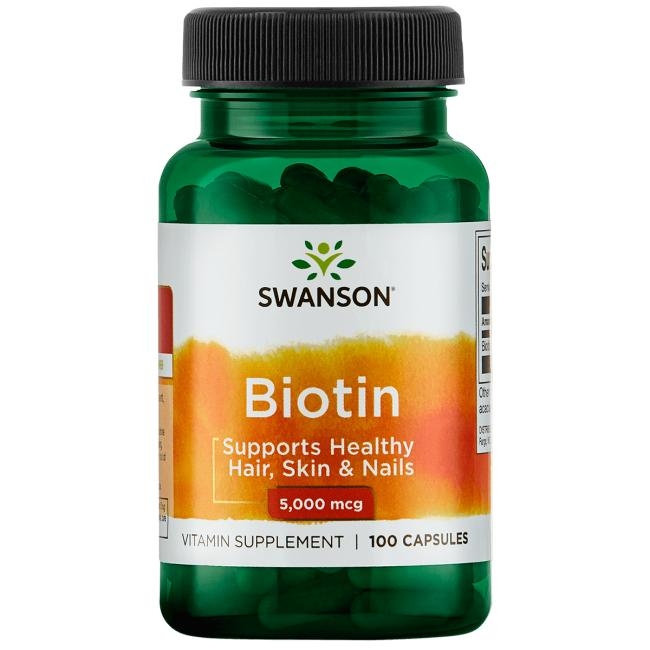 【 Swanson 】Biotin 生物素 5mg 100顆