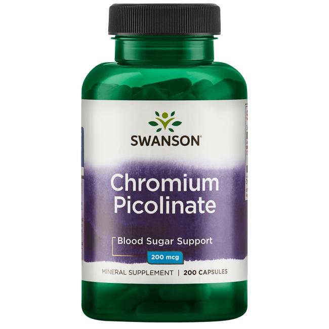 【 Swanson 】Chromium Picolinate 鉻200mcg 200顆