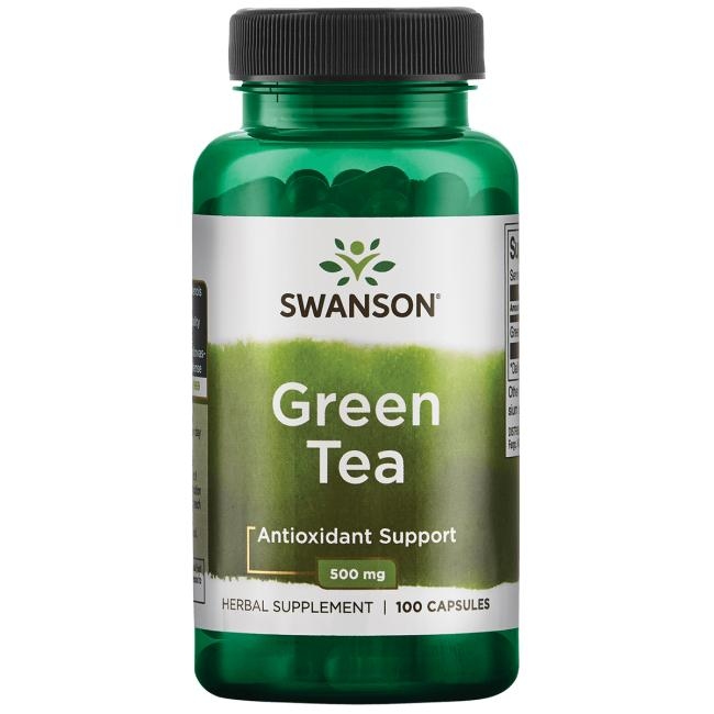 【Swanson】 綠茶 Green Tea 500mg 100粒