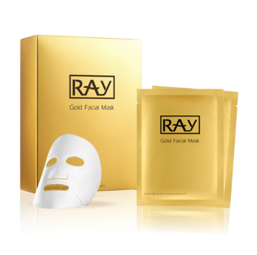 泰國RAY蠶絲面膜(金色) 10片/盒