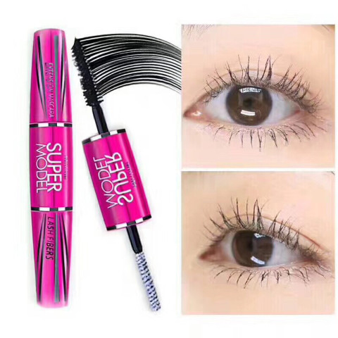 泰國Mistine SUPER MODEL 4D 二合一纖長濃密雙頭睫毛膏