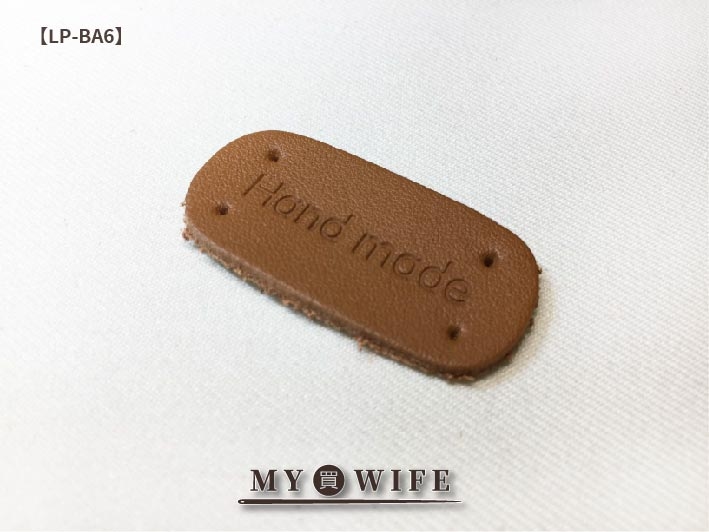 HANDMADE正楷皮標_4色【LP-BA6】