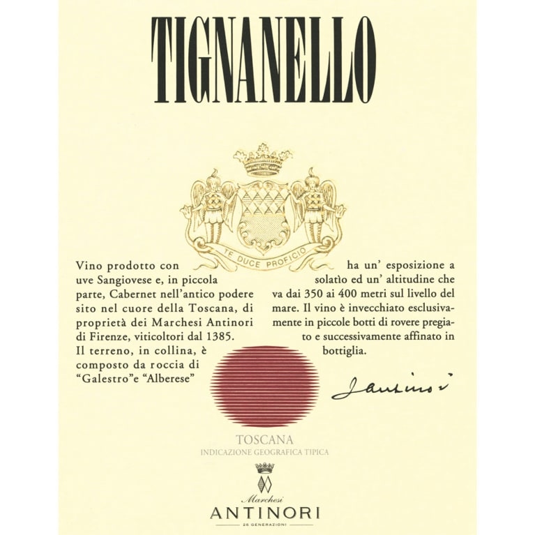 Antinori Tignanello 2013 (RP96)