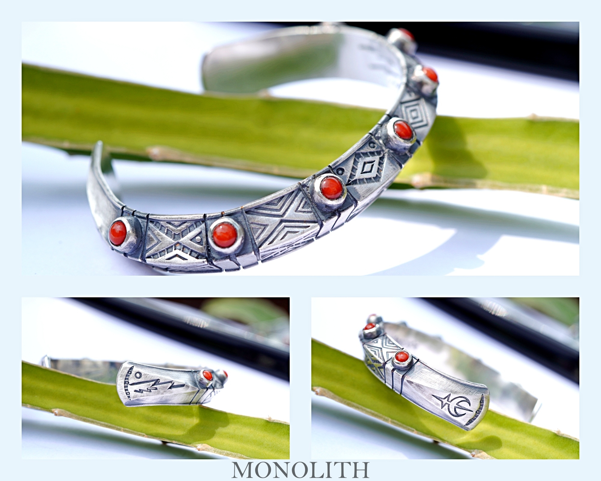 紅珊瑚粗版舊化打印 【 手環 】