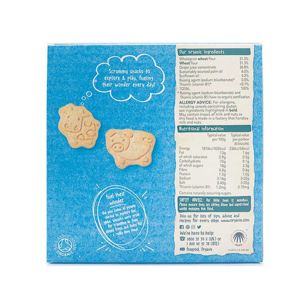 Organix Goodies Organic Animal Biscuits (100g) (92306)