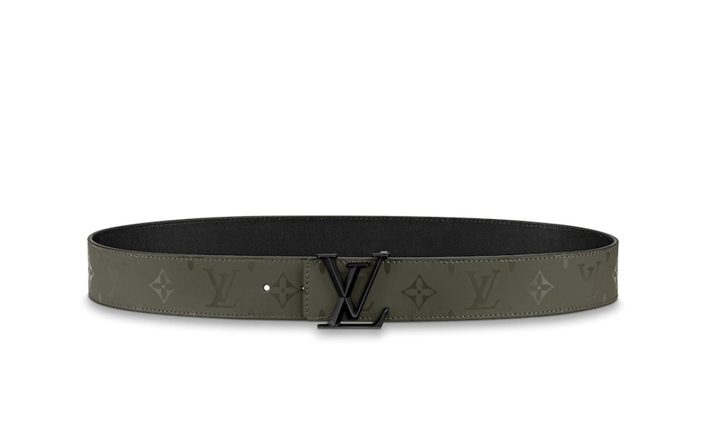 lv pyramide 40mm reversible belt