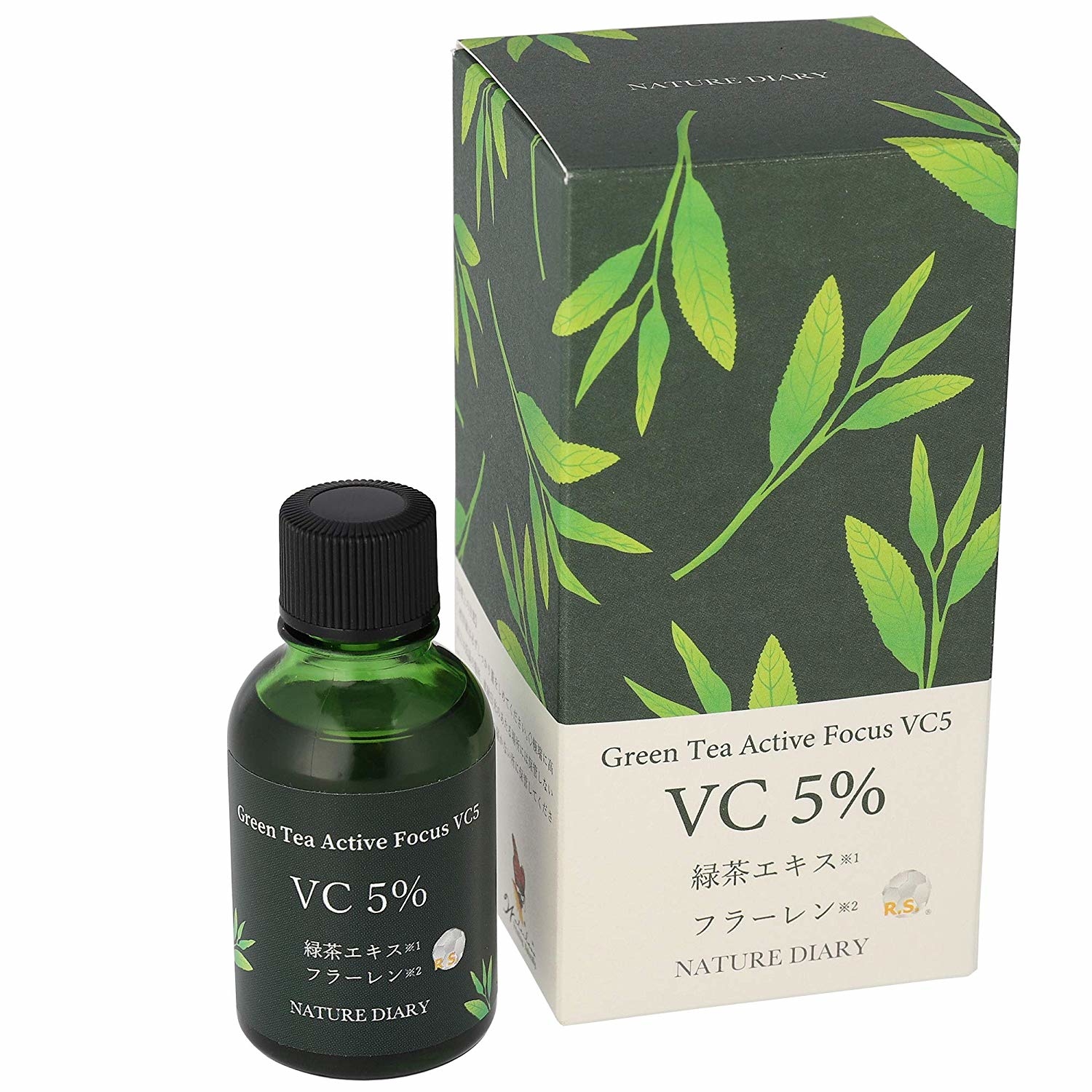 NATURE DIARY Green Tea Active Focus VC5 高效抗氧化綠茶富勒烯精華VC5