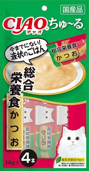 [*任選11件$138*] 日本CIAO - 綜合營養 鰹魚醬貓小食