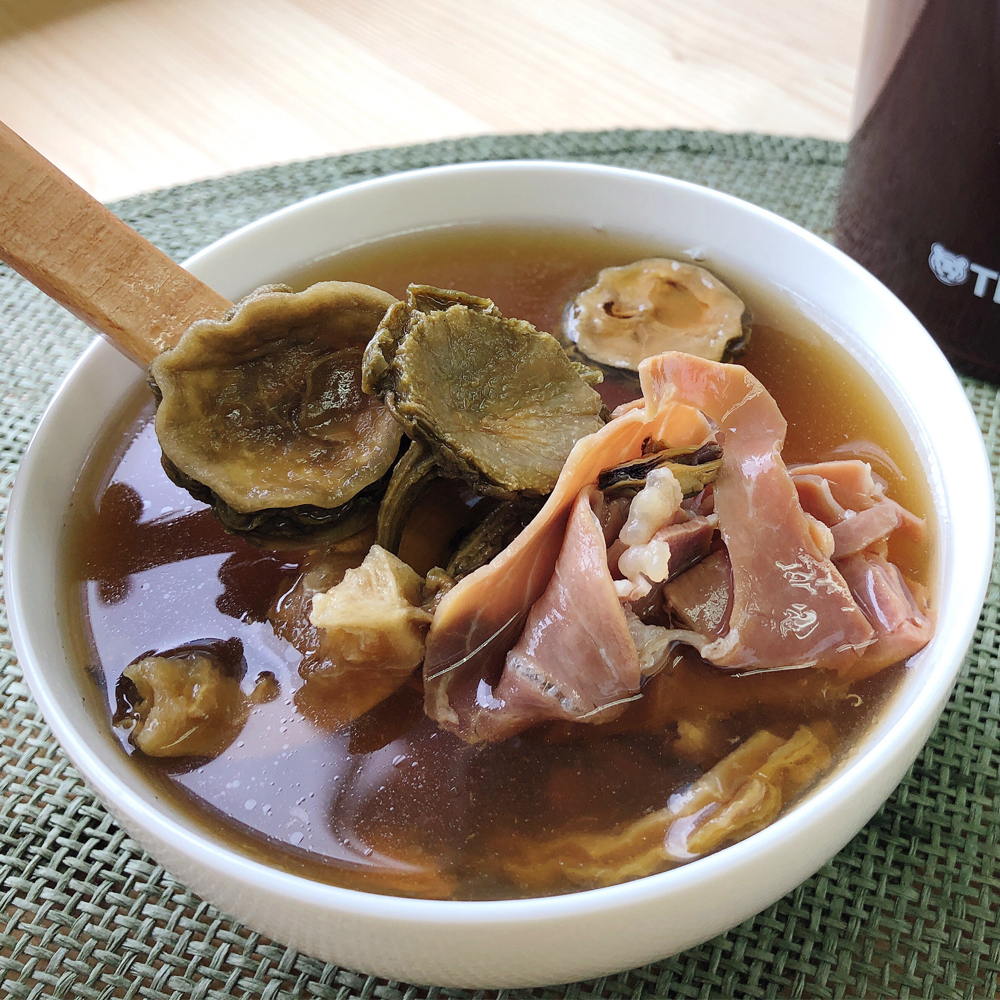 苦瓜黃豆淡菜湯