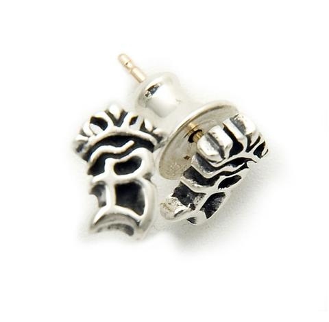 E228 "B" 皇冠耳環