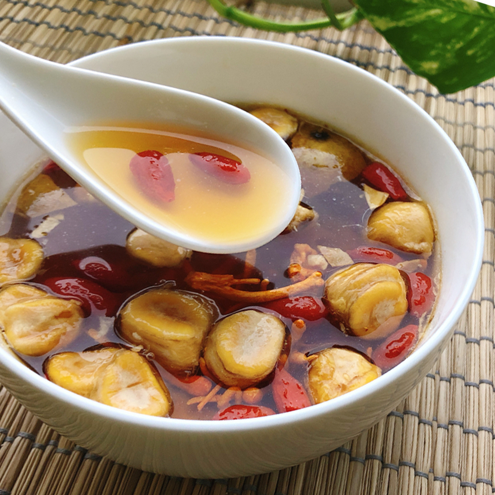 金羅漢果蟲草花麥冬湯