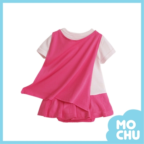 粉紅女超人包屁衣