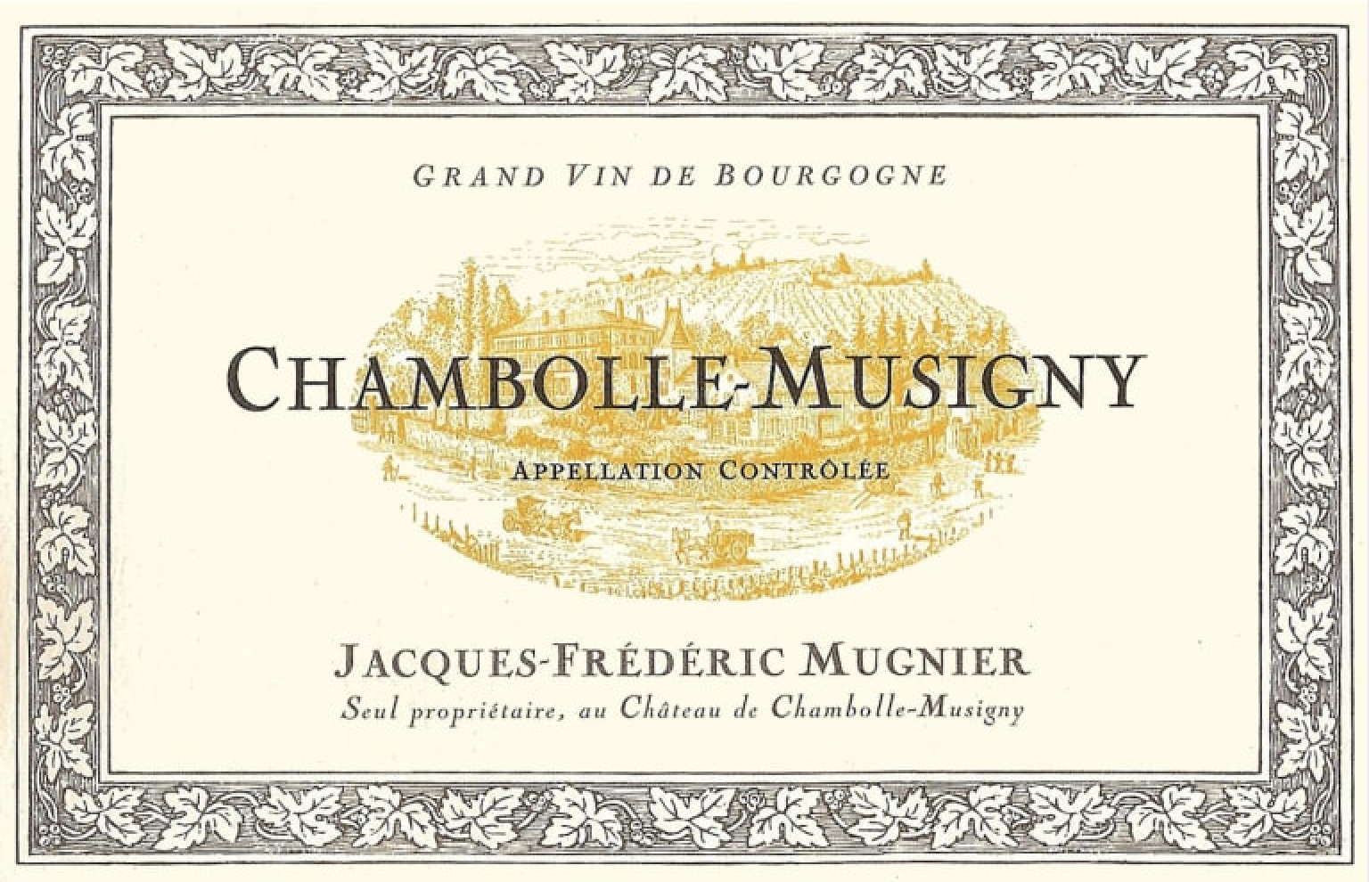 Jacques Frederic Mugnier Chambolle Musigny 2010
