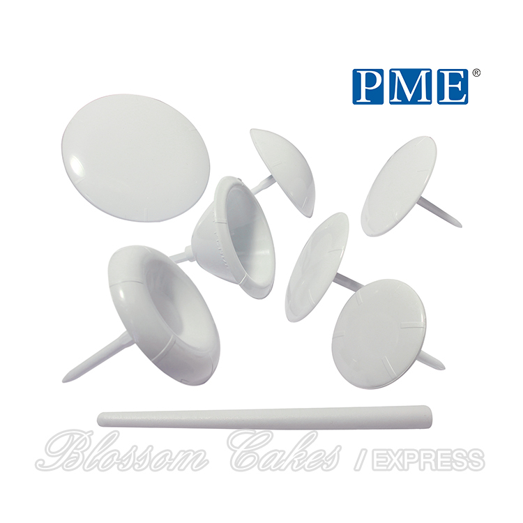 PME Icing Flower Nails Set of 7 & 1 Handle