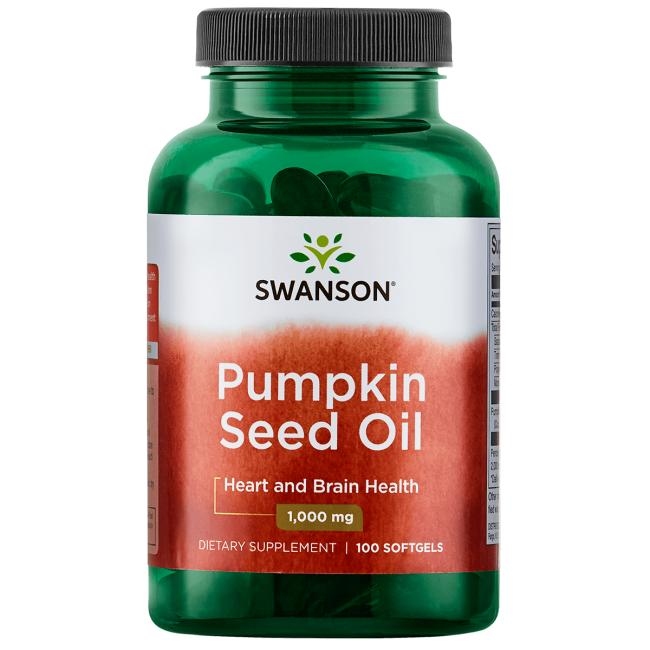 【Swanson】 南瓜籽油 Pumpkin Seed Oil 1000mg 100顆