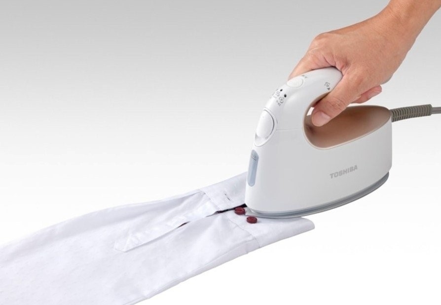 東芝 Toshiba  TAS-X3HKG‧平熨/掛熨 2合1‧迷你蒸氣掛熨機‧1000W‧香港行貨,原廠1年保養‧